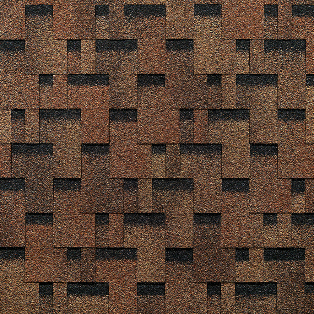 Гибкая черепица Деке EURASIA Лабиринт Светло-Коричневый (1 кв.м)