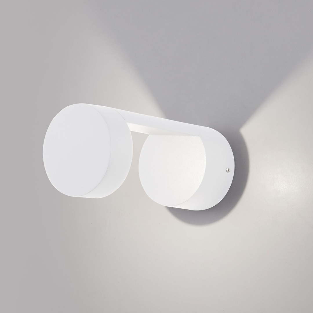 Уличный настенный светодиодный светильник Nimbus IP54 1540 TECHNO LED белый в строительном магазине
