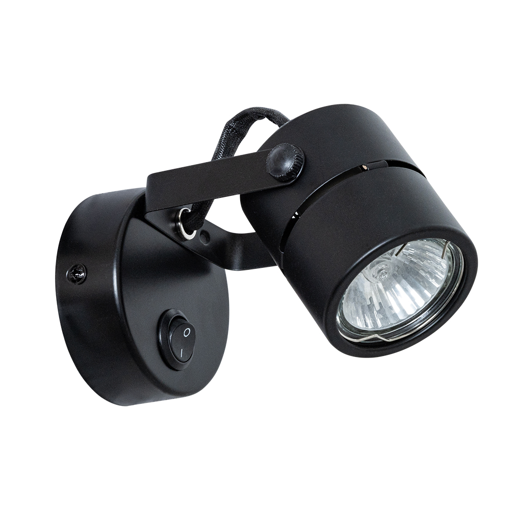 Спот Arte Lamp MIZAR A1311AP-1BK в строительном магазине
