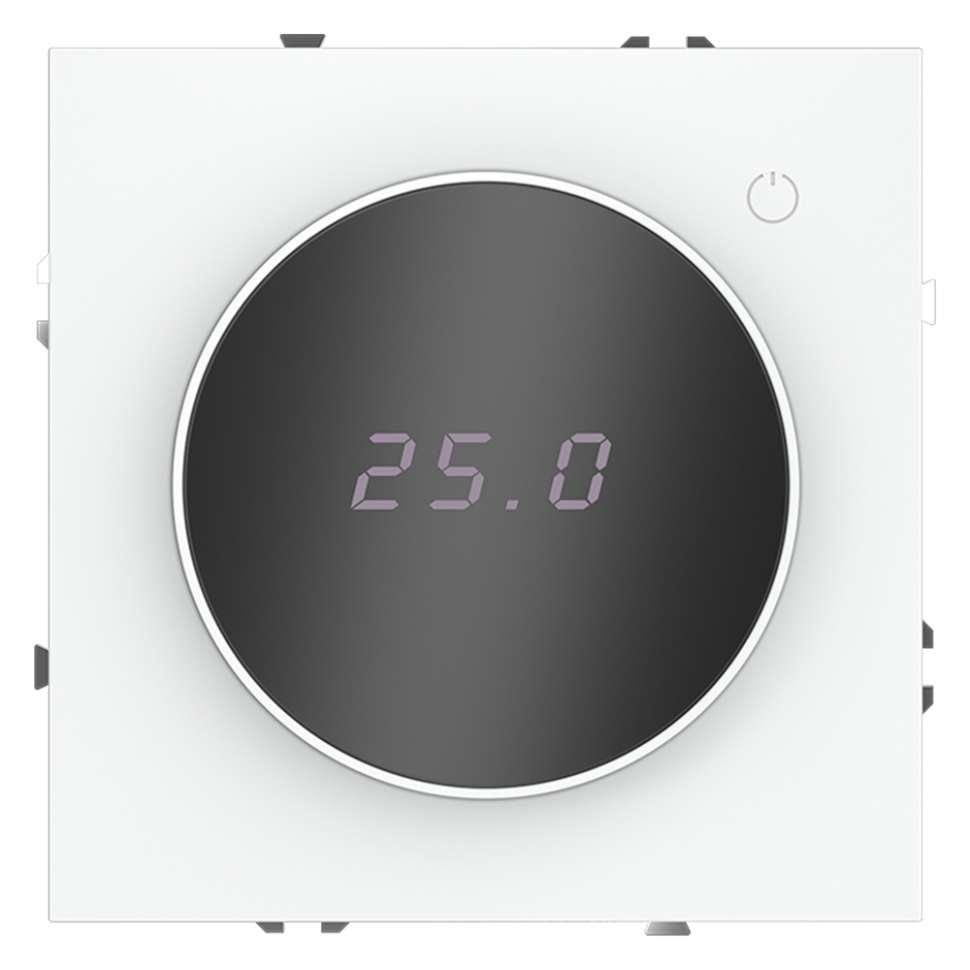 Терморегулятор электронный VOLTUM S70 с индикацией и датчиком, для теплого пола, (белый матовый) в строительном магазине