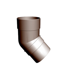 Колено 45 гр Docke Premium ПВХ Шоколад