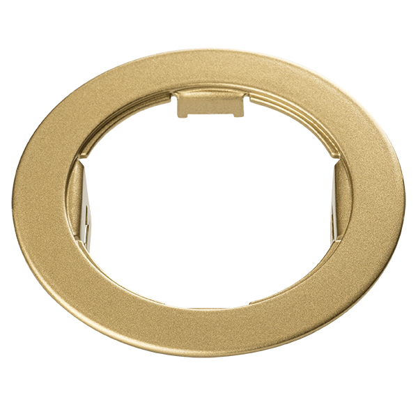 214613 Рамка DOMINO ROUND MR16 ЗОЛОТО в строительном магазине