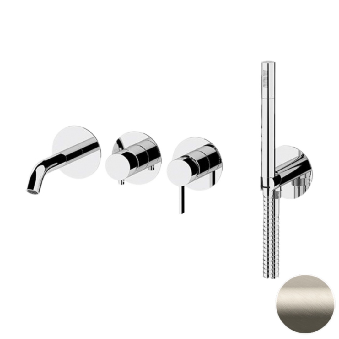 Смеситель для ванны Remer Metrica MC53D2PXV, сталь в строительном магазине