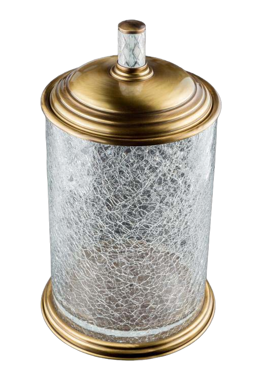 Корзина для мусора Boheme Murano Cristal 10914-CRST-BR стекло в строительном магазине