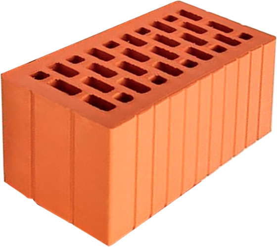 Кирпич строительный щелевой двойной М-200 рифленый ВВКЗ