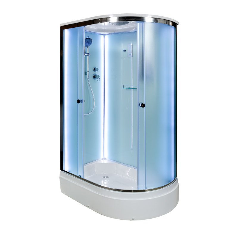 Душевая кабина Deto D 272 S L с LED подсветкой в строительном магазине