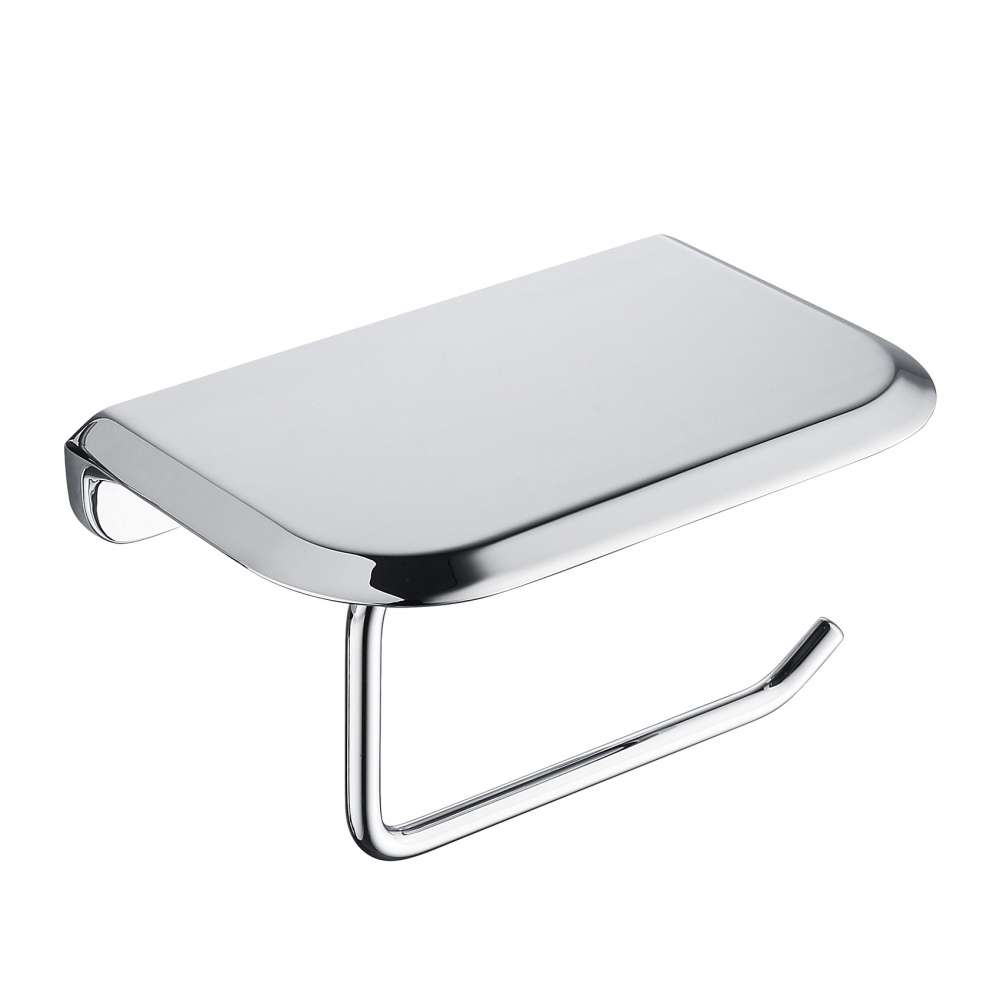 Бумагодержатель с полкой для телефона ABBER Nord AA1530 хром в строительном магазине