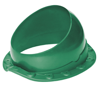 Krovent Base-VT Wave 125-150 основание вентиляционной трубы для м/ч зеленый (RAL 6005)