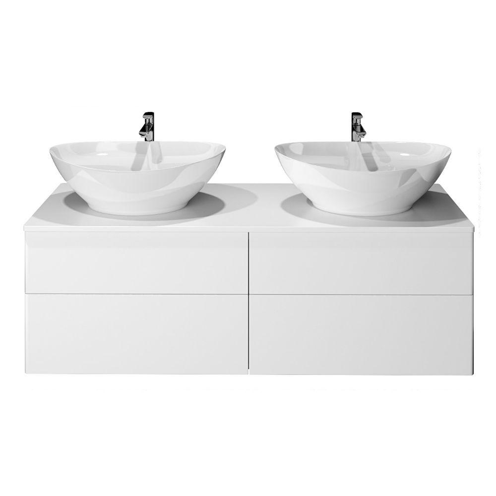 Тумба с раковиной Orange Otto Ot-130TuMDF+G56 подвесная, белый в строительном магазине