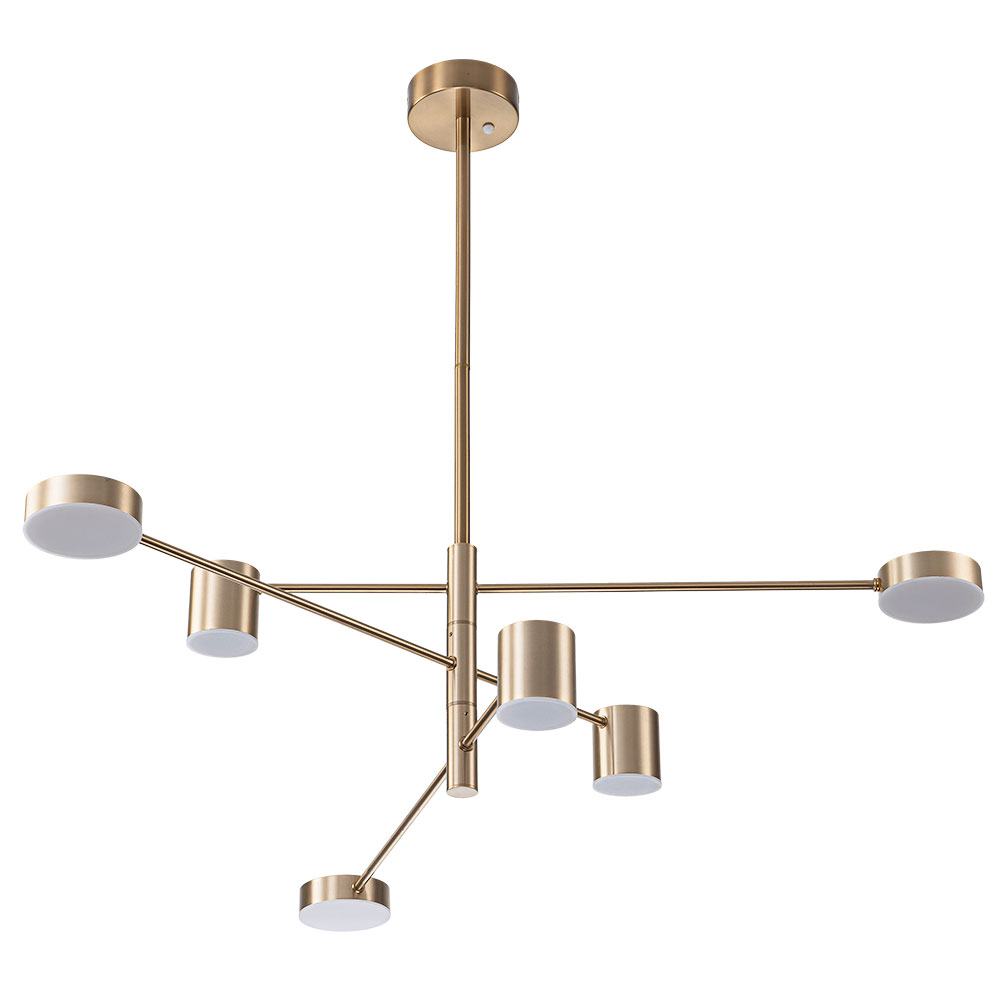 Люстра на штанге Arte Lamp STANLEY A2476PL-40PB в строительном магазине