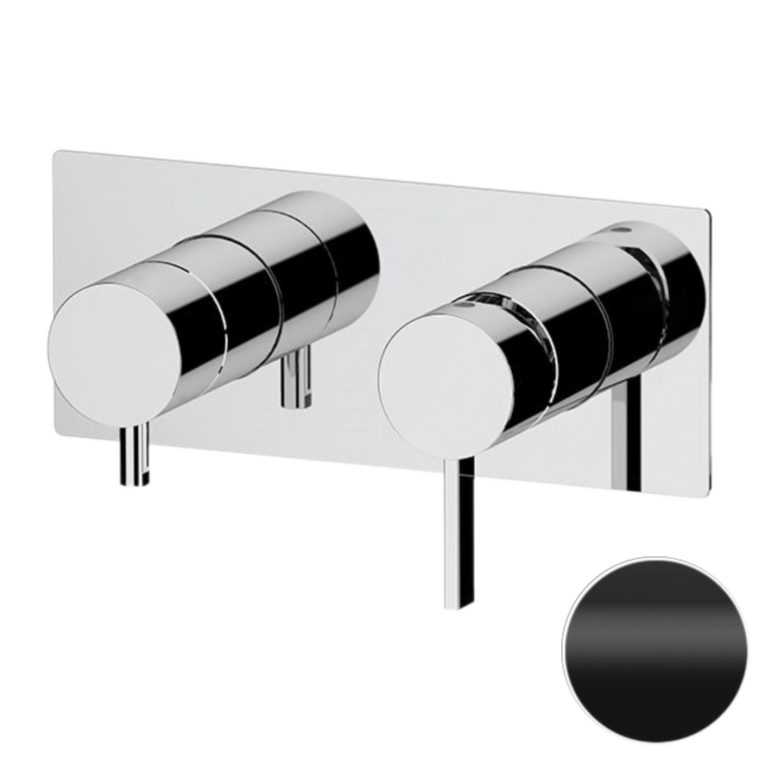 Смеситель для душа Remer Metrica MC93ZNO, черный матовый в строительном магазине