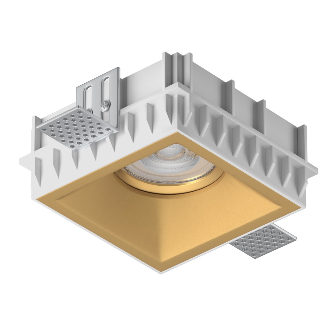 G214503GMOD Светильник DOMINO QUAD под LED модуль/лампу МR16 ЗОЛОТО (214510+214503+214003) в строительном магазине