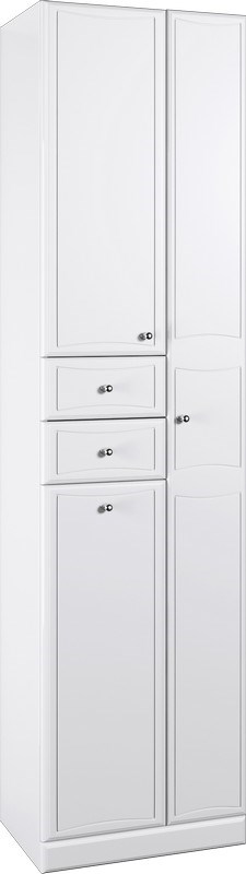 Шкаф-пенал AQWELLA Barcelona 50см Ba.05.05 белый в строительном магазине