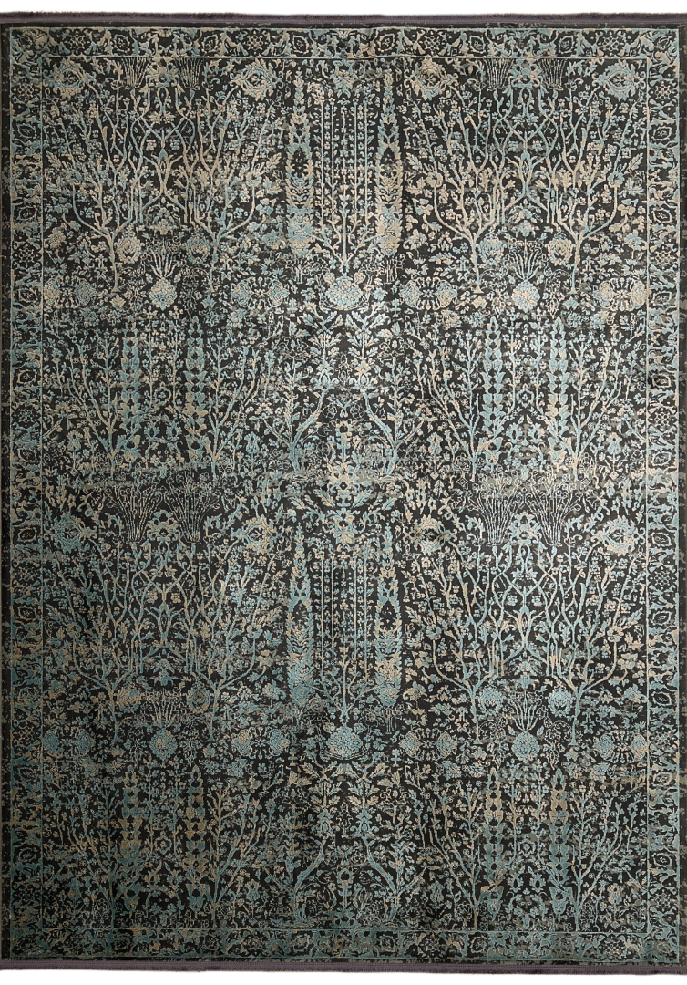 Ковер TEHRAN 2523 COAL GRAY MAVY BLUE в строительном магазине