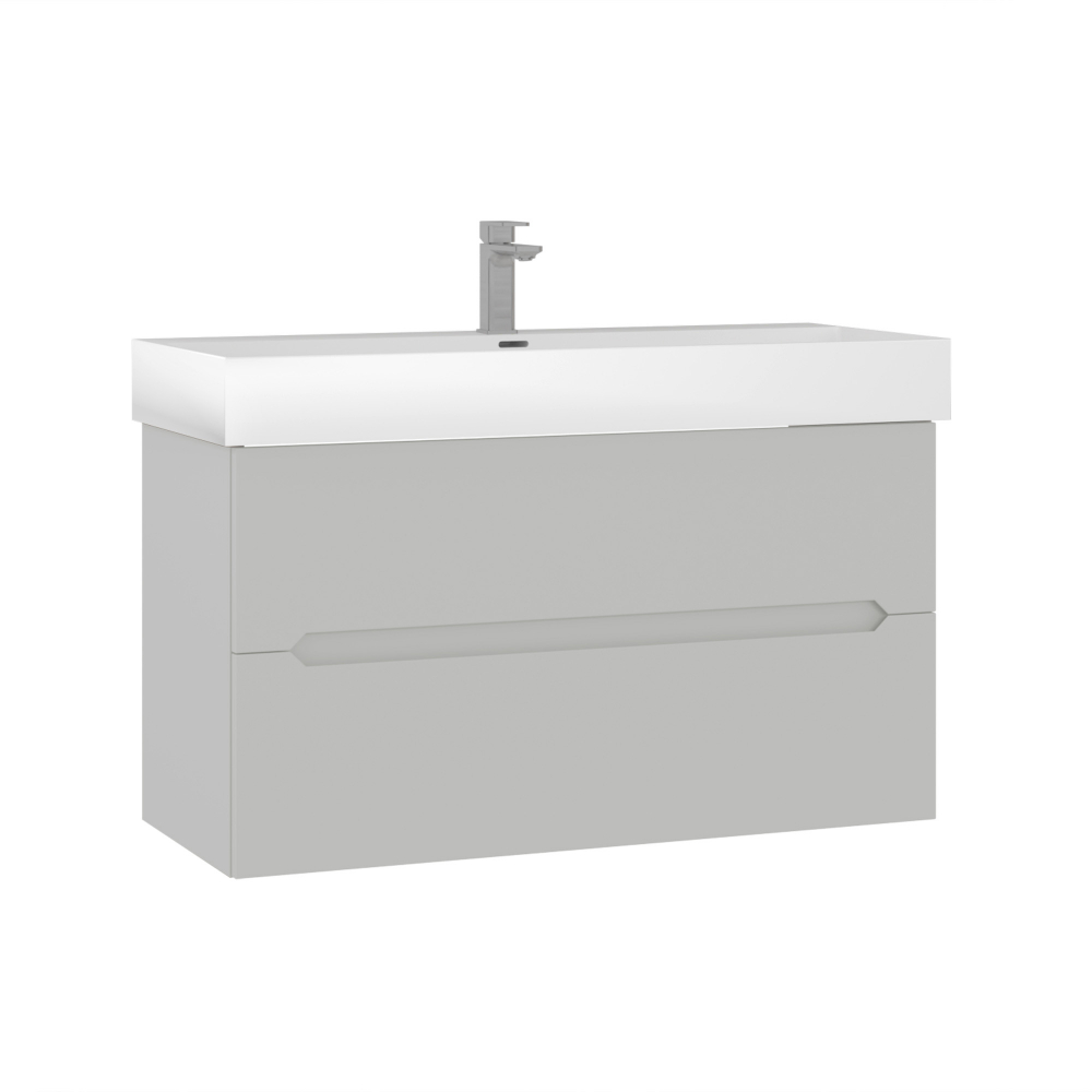 Тумба с раковиной ORKA Malta 100 подвесная, кашемировый матовый в строительном магазине