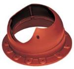 Krovent Base-VT Seam основание вентиляционной трубы под фальц красный (RAL 3009)