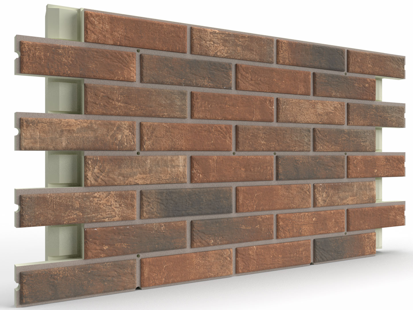 Термопанель ППУ BestPoint Loft Brick Chili 102,8 x 61,6