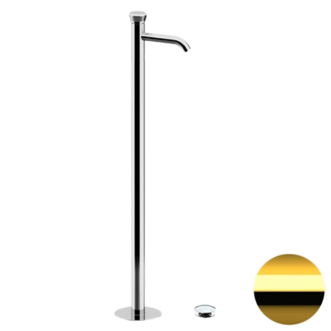 Смеситель для раковины Remer Element ET18DO, золото глянцевое в строительном магазине