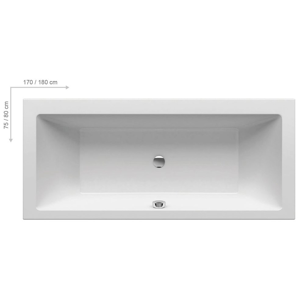 Акриловая ванна Ravak Formy 01 170x75 белая C691000000 в строительном магазине