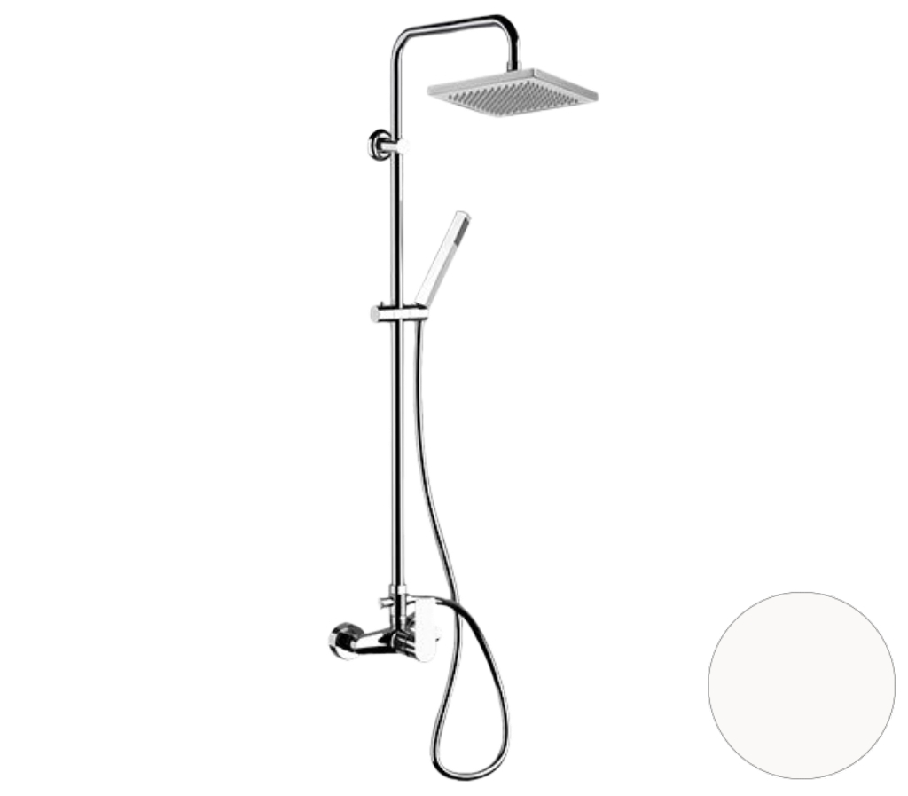 Душевая система Remer Energy EY37X7SS9SSBO, белый матовый в строительном магазине