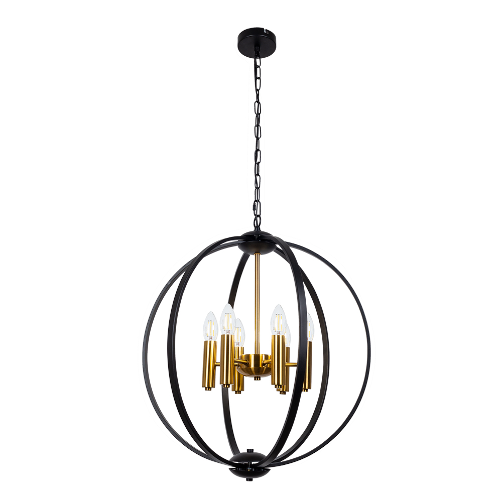 Подвесная люстра Arte Lamp CASTULA A7013SP-6BK в строительном магазине