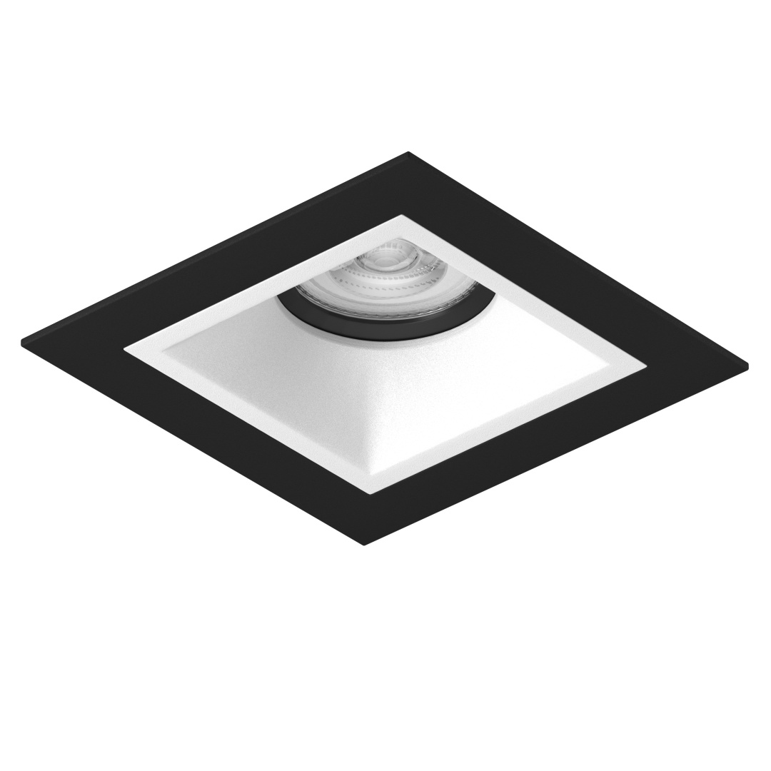 D51706BMOD Светильник DOMINO QUADRO под LED модуль/лампу МR16 (214517+214506+214007) в строительном магазине