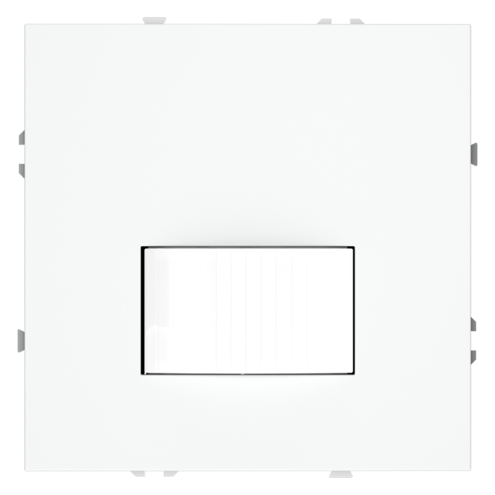 Датчик движения встраиваемый VOLTUM S70, (белый матовый) в строительном магазине