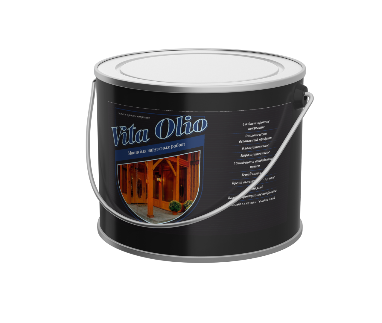 Масло для наружных работ VITA OLIO 0,75л в строительном магазине