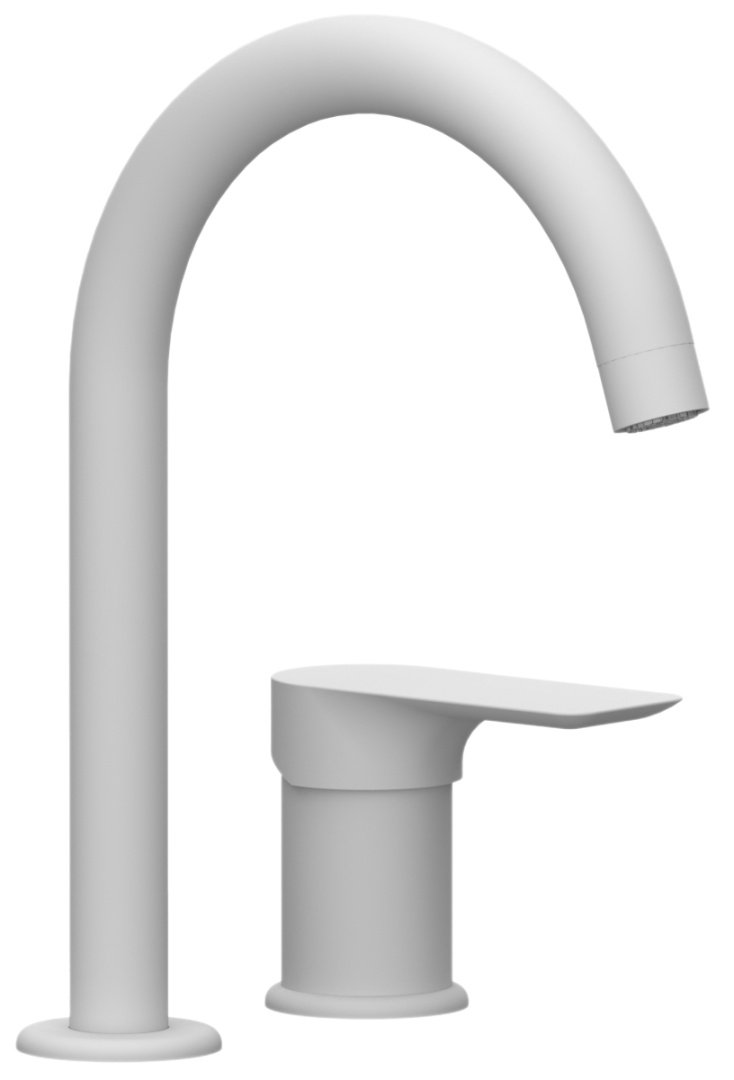 Смеситель для раковины Remer Infinity I57BO, белый матовый в строительном магазине