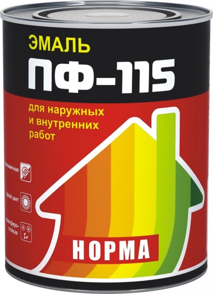 Эмаль ПФ 115 представляет собой краску с глянцевой отделкой, которая используется для покрытия различных поверхностей Эмаль ПФ 115