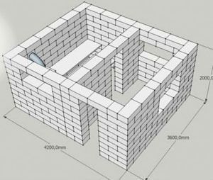 При расчете требуется учесть тип пенобетона, который будет использоваться при строительстве Проект дома